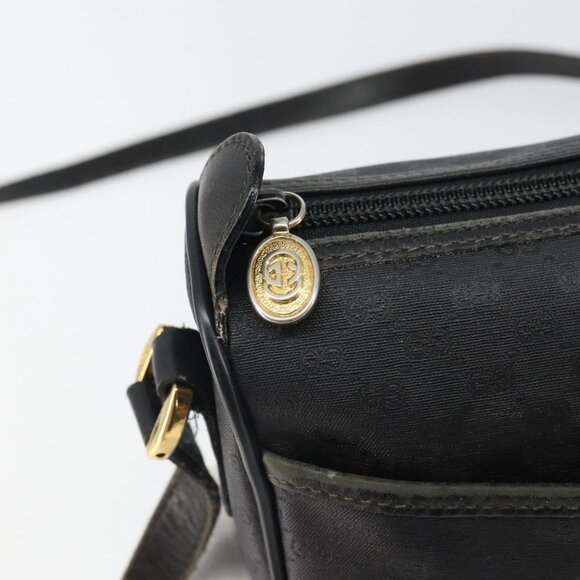 Authentic GUCCI Micro GG Supreme Web Sherry Line Bag PVC Black 001 754 6177 - Picture 8 of 16